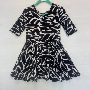 Dotdotsmile Dress Size 2T Black and White New with Tags